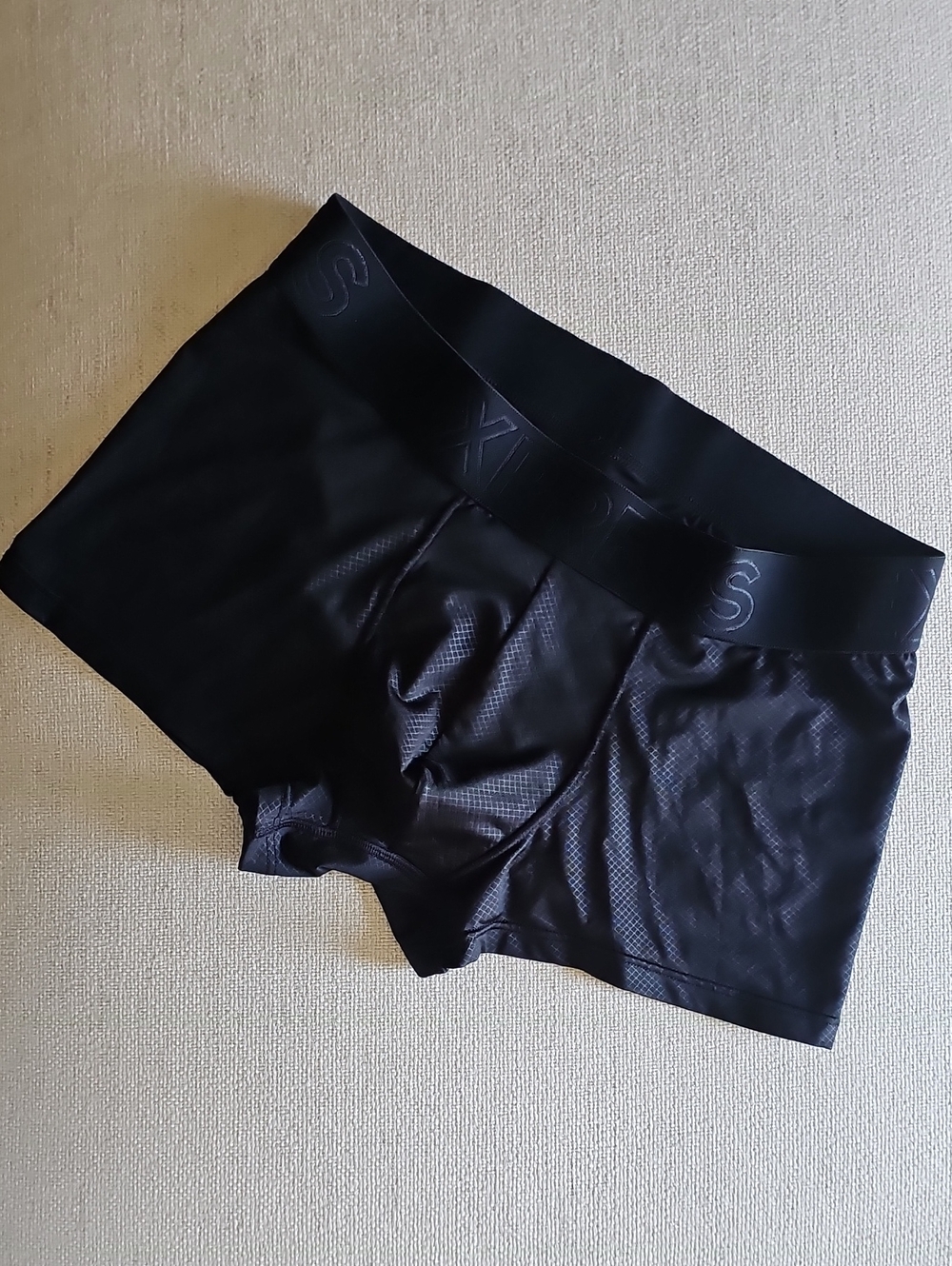 EXPRESS Men's Black Performance Boxer Briefs - Stretch Support